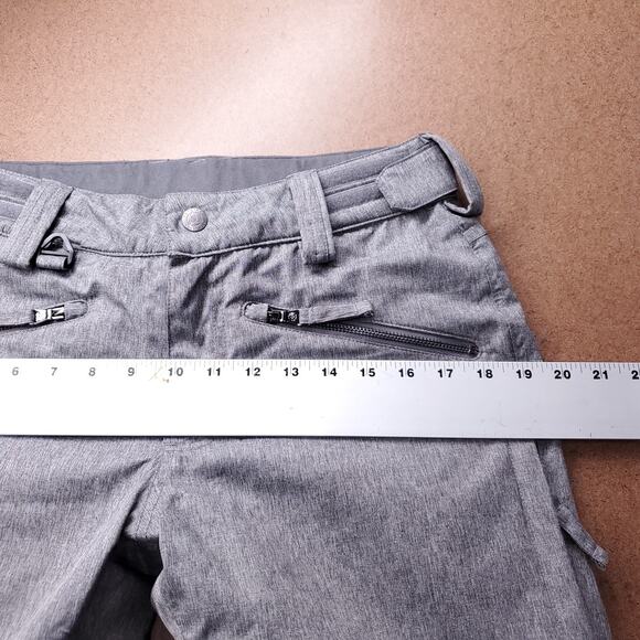 Turbine Ski Snowboard Snow Pants Women S Gray Pockets Vents Technical Outerwear - Picture 5 of 10